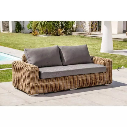 Low Borabora 6-seater garden furniture in Woven Resin