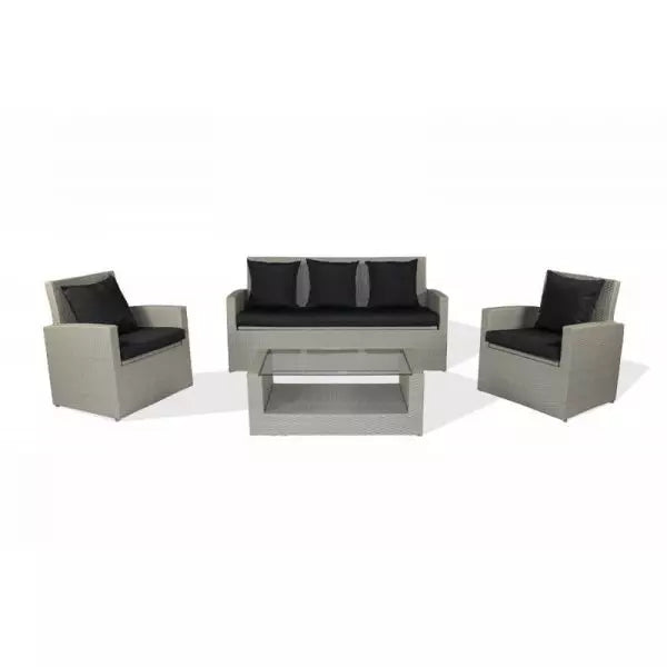 Comfort Woven Resin Garden Lounge - 5 Seats