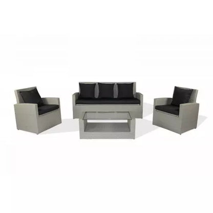 Comfort Woven Resin Garden Lounge - 5 Seats