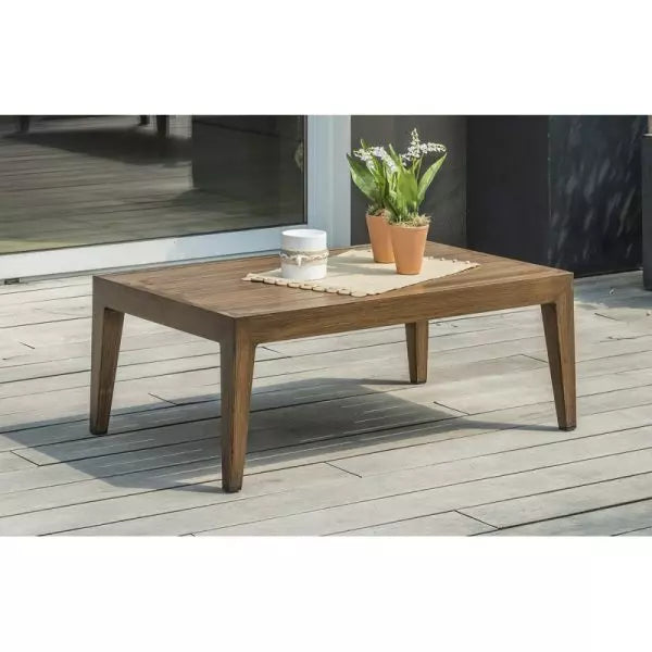 Garden Lounge PORTOFINO - Aluminum Wood Imitation